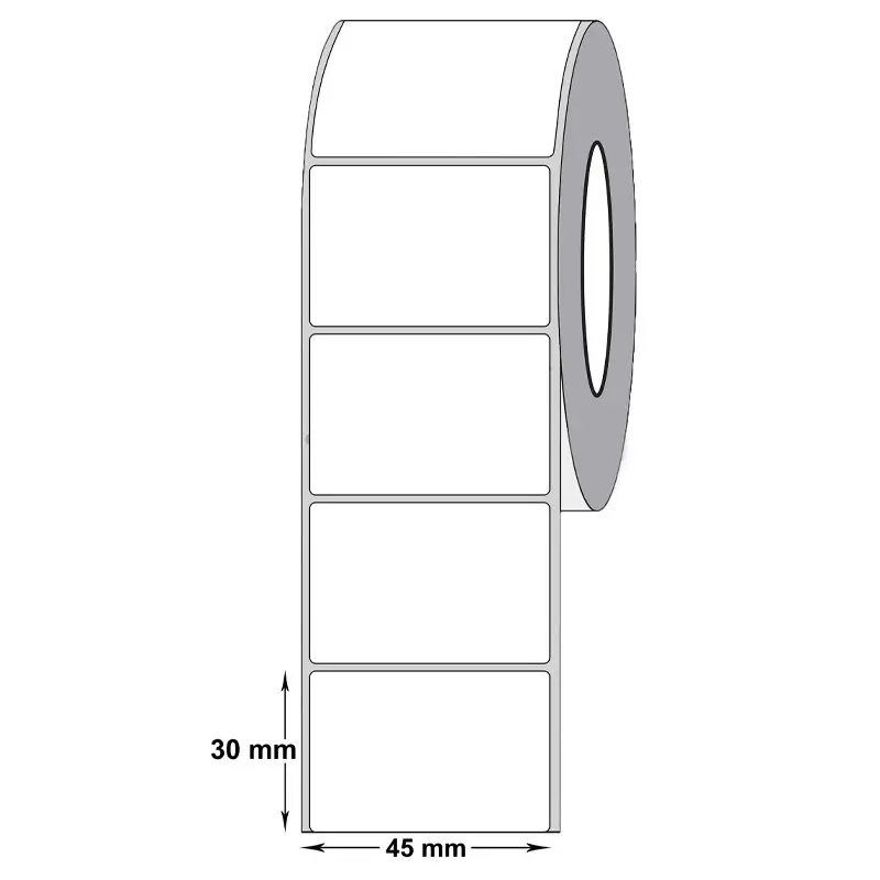 لیبل حرارتی 30 در 45