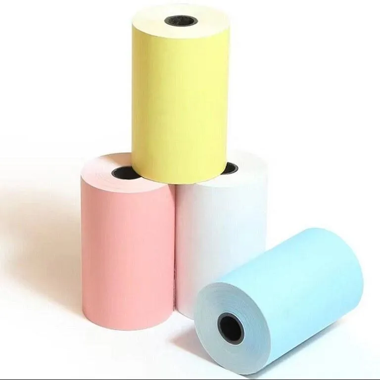 کاغذ حرارتی کارتخوان رنگی زرد بسته 10 عددی