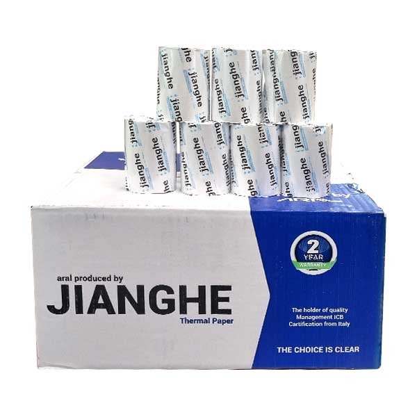 کاغذ حرارتی عرض 8 سانت جیانگ 40 متری