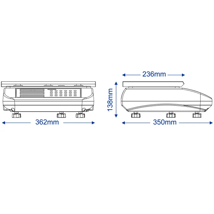 ترازو محک قطعه شمار ظرفیت 9900 30 کیلو