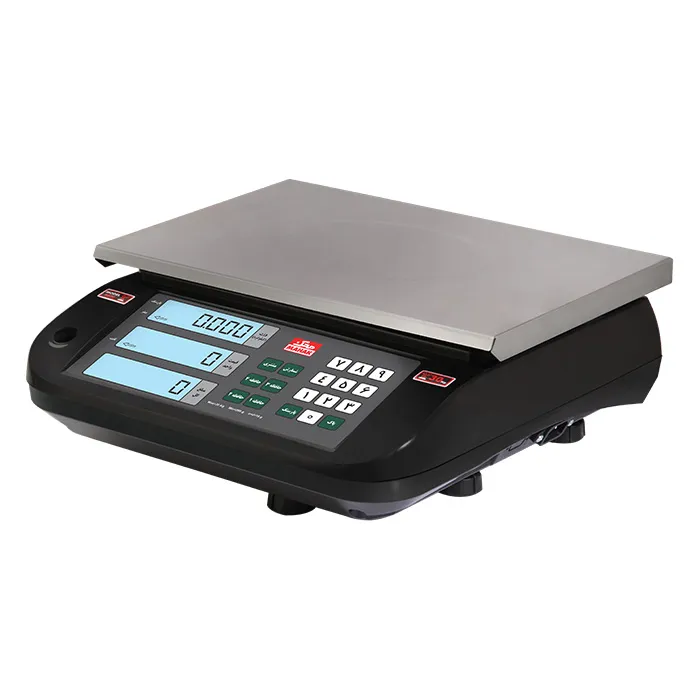 ترازو محک قطعه شمار ظرفیت 9800 30 کیلو دقت 2 گرم